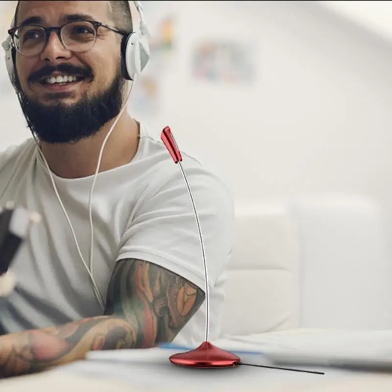 Гибкая новая мини студия речи микрофон Подставка для ПК настольный