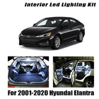 Canbus для Hyundai Elantra XD HD MD UD AD 2001-2018 2019 2020 автомобиля светодиодный внутренний светильник комплект номерных знаков фонарные лампочки автомобильные лампы