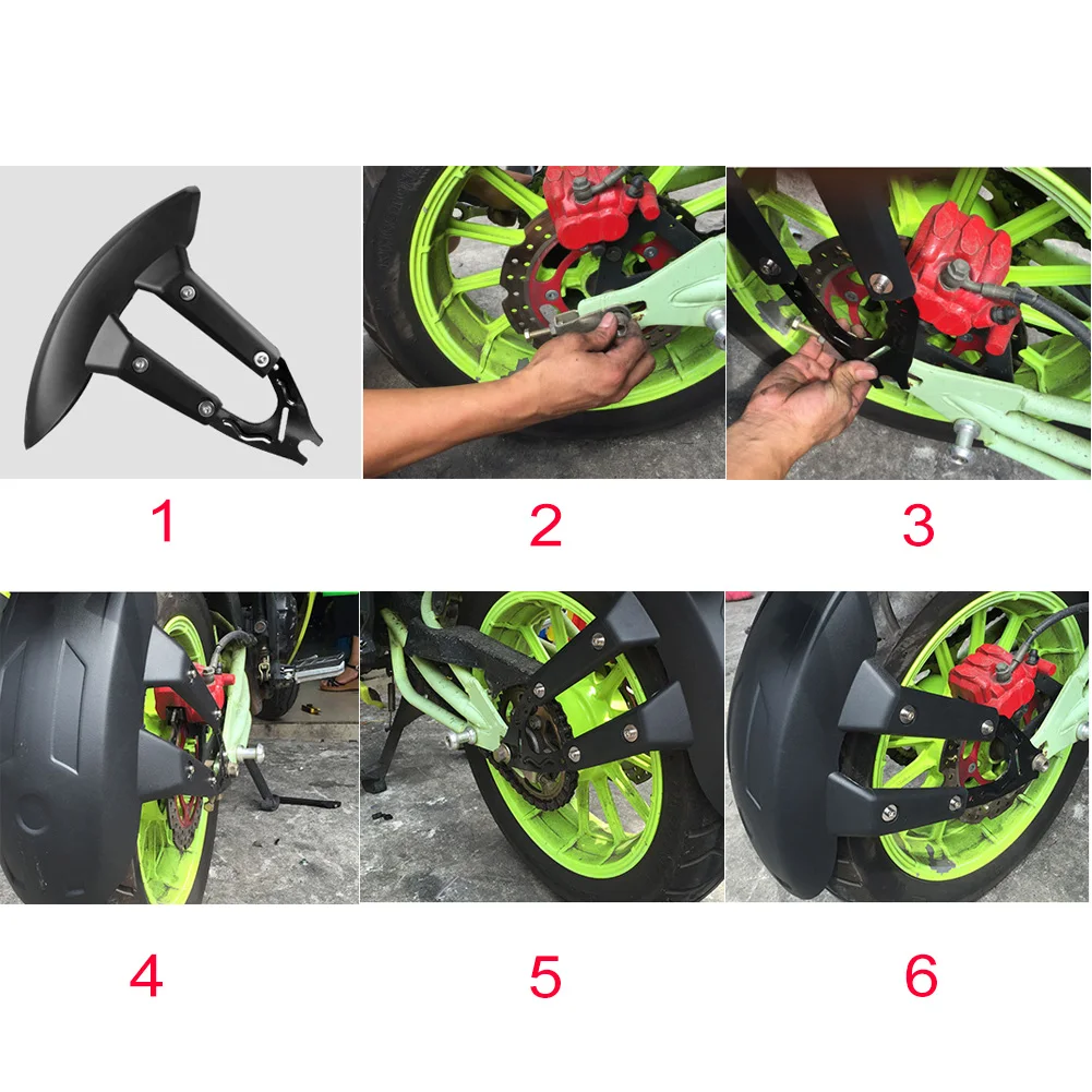 

Motorcycle Fender Rear Cover Back Mudguard Splash Guard Protector For Chopper Kawasaki Honda Fender Scramb