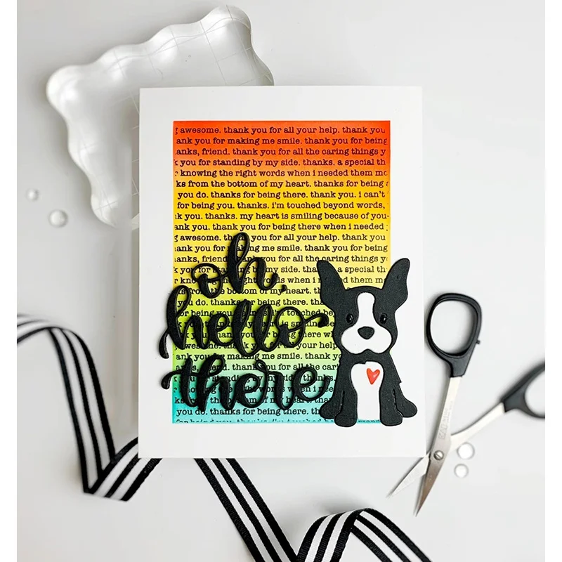 

JC Lucky Dog Metal Cutting Dies Scrapbooking Handmade Punch Card Making Shape Stencil Craft Mold Mould Model Decor New Design