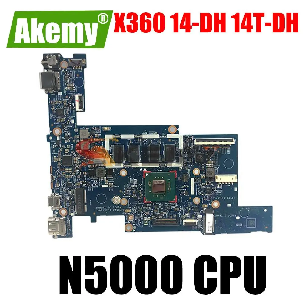 

18807-1 448.0GG08.0011 HP Pavilion X360 14-DH 14T-DH Celeron N5000 материнская плата для ноутбука SR3RZ DDR4 материнская плата для ноутбука