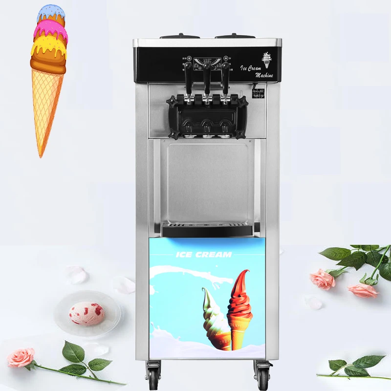 

oft Ice Cream Machine Serve Yogurt Maker Fridge to Make Electric Ice CreamGallons Per Hour Commercial