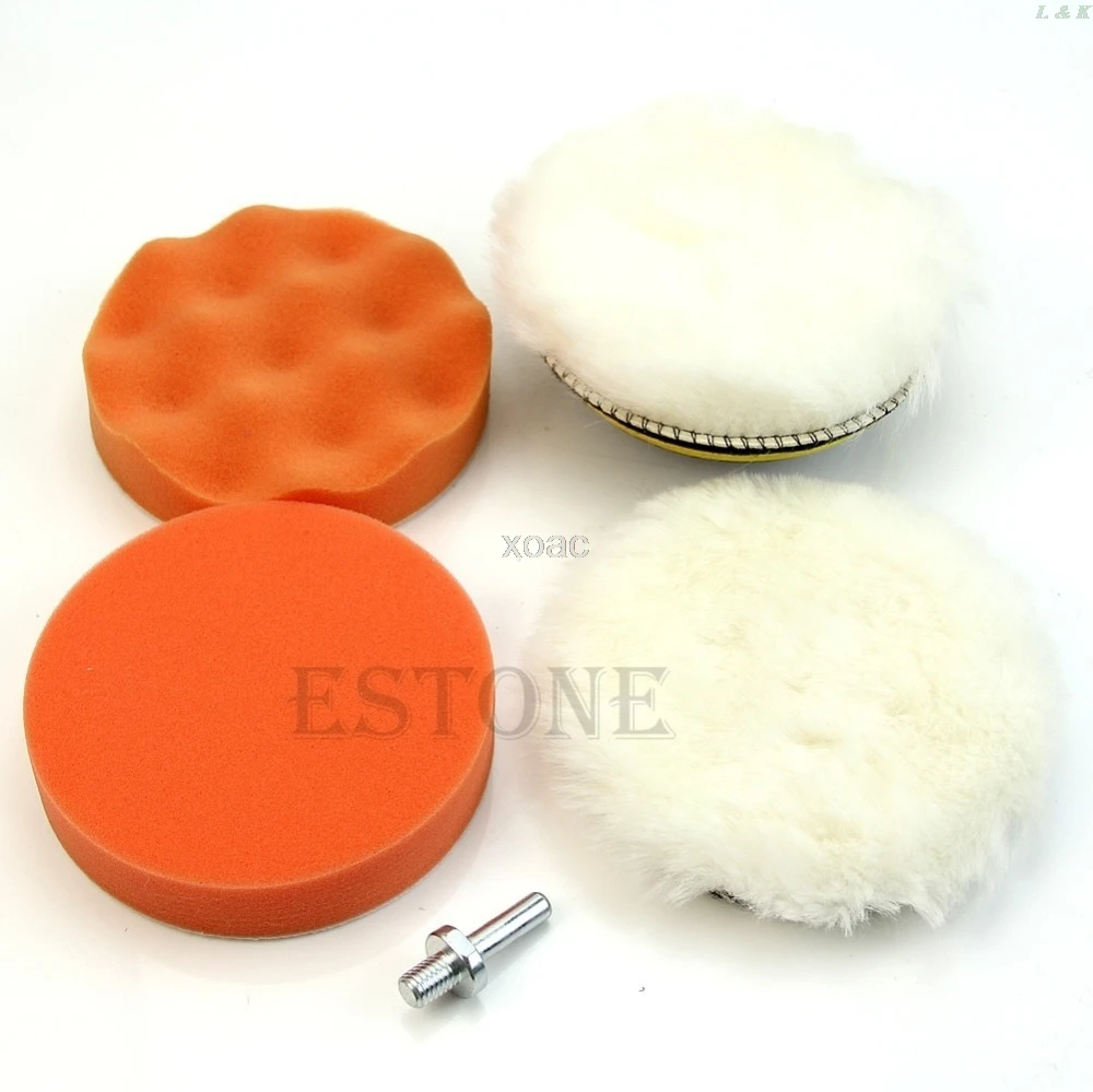 6 шт. 5 дюймовый мощный полировщик для автомобилей набор полировки буфер очистки