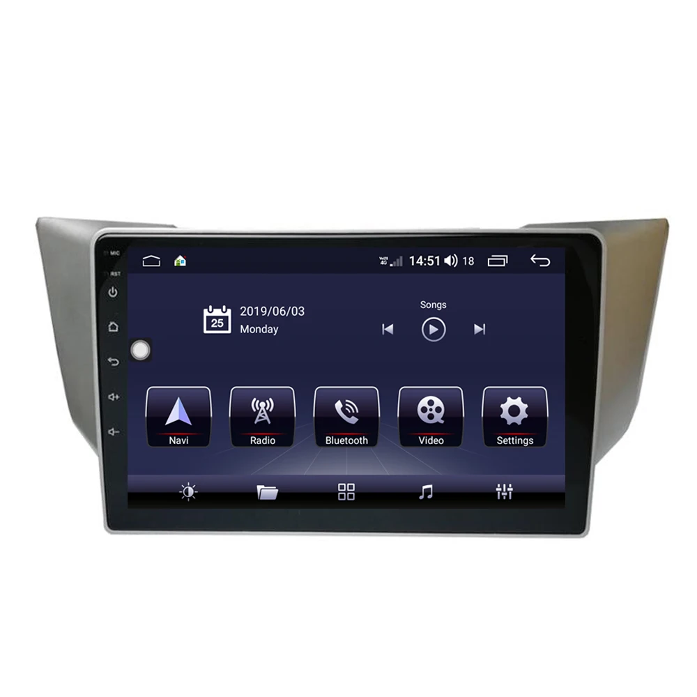 9 &quotAndroid 0 Автомобильный мультимедийный плеер стерео gps для Lexus RX300/330/350/400 h 2002 ~ 2009