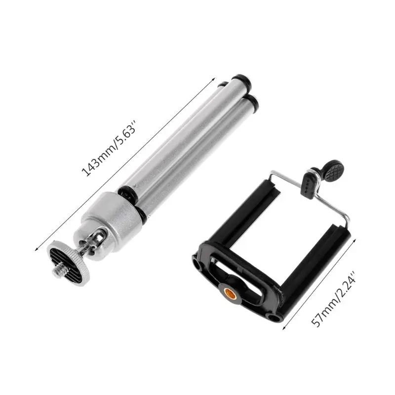 Tripod Stand With Clip Rotary Aluminium Alloy Holder For Phone Laser Level Digital SLR Camera |