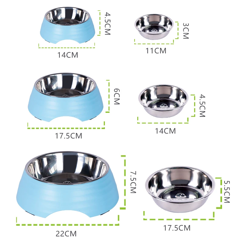

Non-slip Pet Supplies Fit All Pet Puppy Cat Bowl Feeding Feeder Water Bowl Pet Supplies