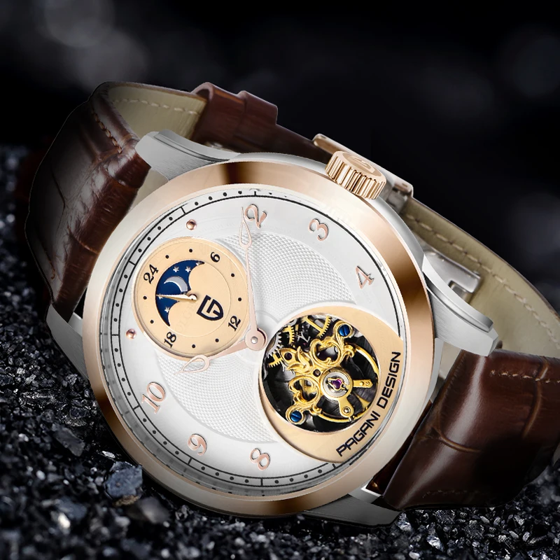 PAGANI 2019 новые мужские часы Топ бренд роскошные автоматические механические Tourbillon