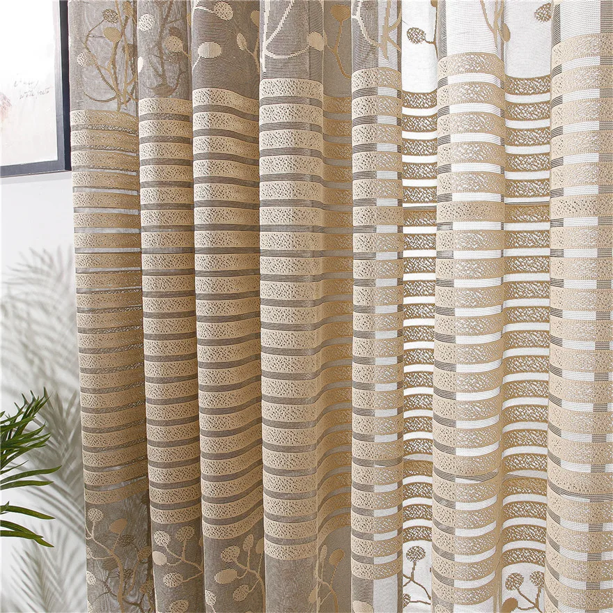 Современная затеняющая сетка YokiSTG прозрачная фототкань для гостиной спальни