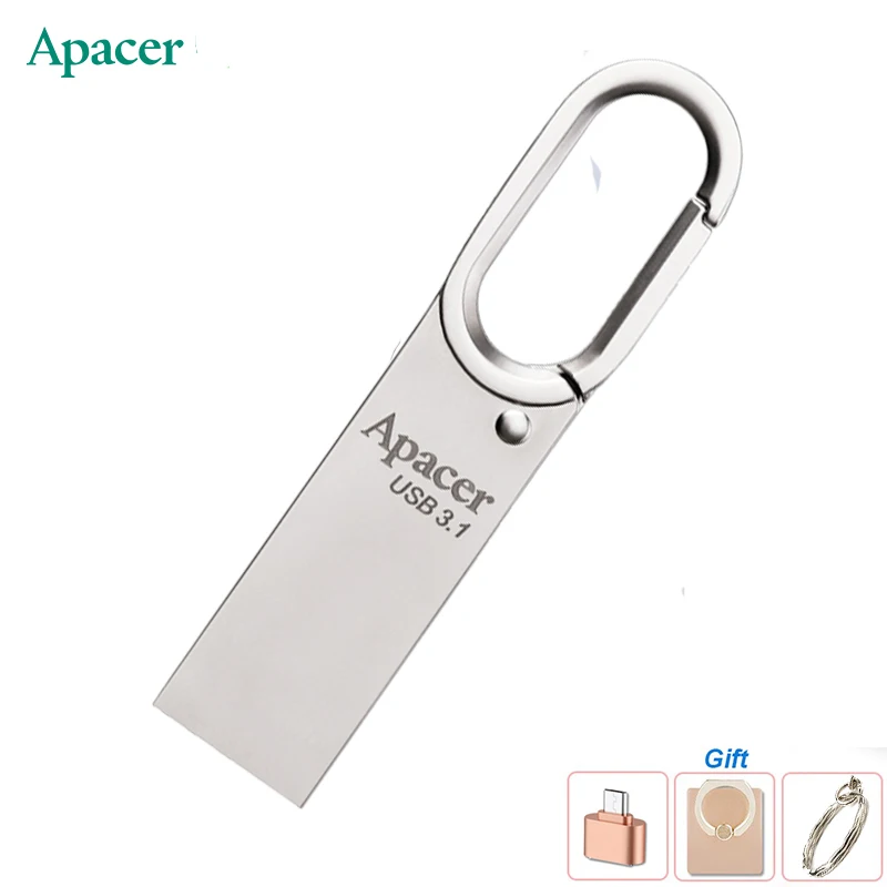 Apacer водонепроницаемый оснастки Крюк дизайн 32 Гб USB3.1 высокоскоростной USB флэш