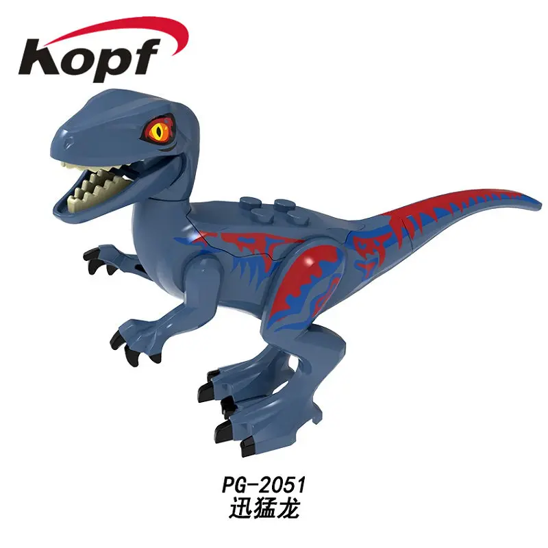 Пластиковые фигурки большого размера животные динозавр Раптор двойной