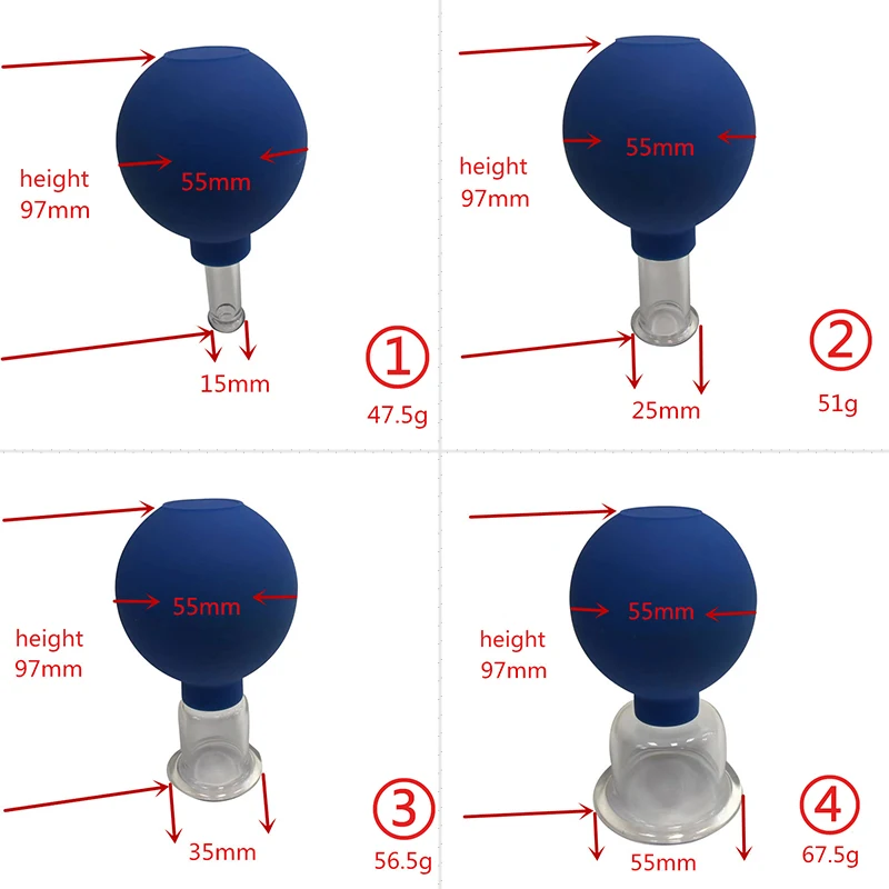 

Thin Face Cupping Set Cupping Massager Therapy Vacuum Suction Cups Facial Lifting Moisture Absorber Guasha Scraping Fat Burner