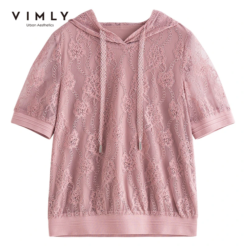 VIMLY летние женские толстовки 2021 модный новый пуловер Элегантные вязаные