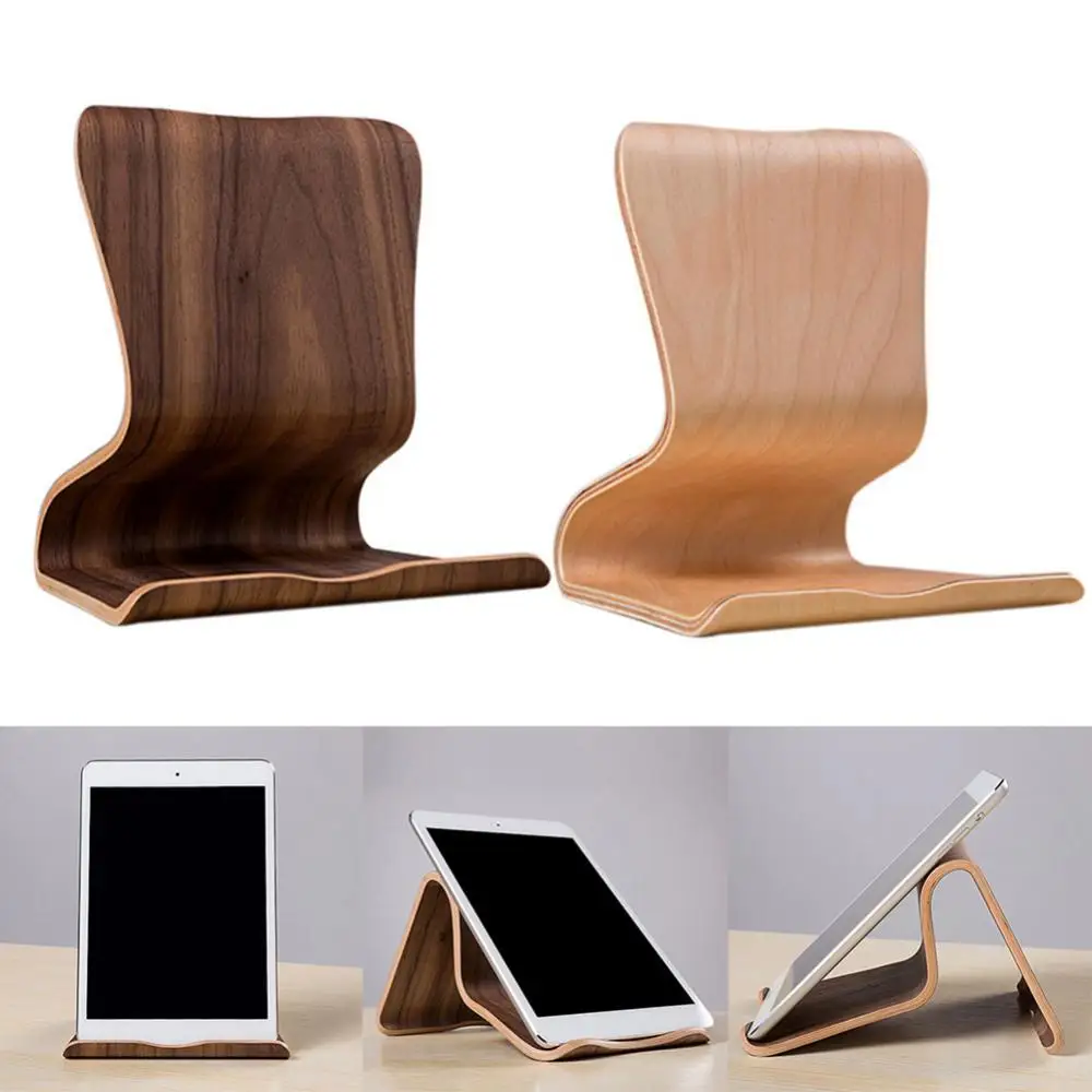 

SAMDI Wooden Universal Tablet PC Phone Stand Holder Bracket for iPad Samsung Tab