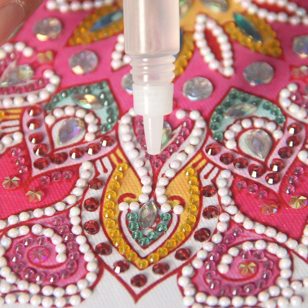 6ml Bottled Diamond Embroidery Glue Painting White Non-toxic Cross Stitch for Artwork Craftwork |