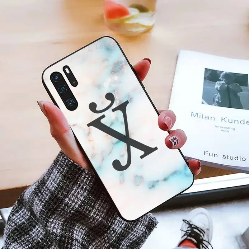 

Pink marble Russian text Phone Case For Huawei honor Mate mate P 10 9X 10i 20 30 40 y7 lite pro p smart 2019