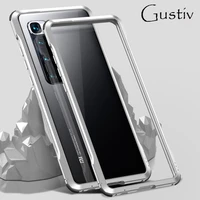 for mi 10 ultra metal frame luminous shockproof aluminum bumper protect phone case for xiaomi mi 9 10 pro redmi k30 case cover