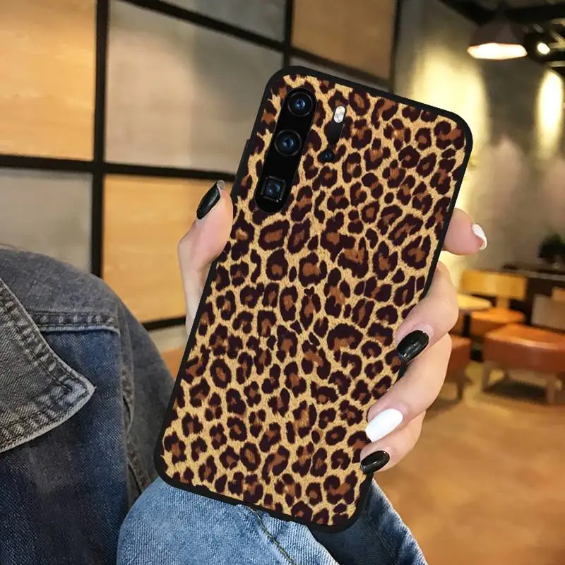 

Sexy leopard Phone Case Funda For Huawei P9 P10 P20 P30 Lite 2016 2017 2019 plus pro P smart