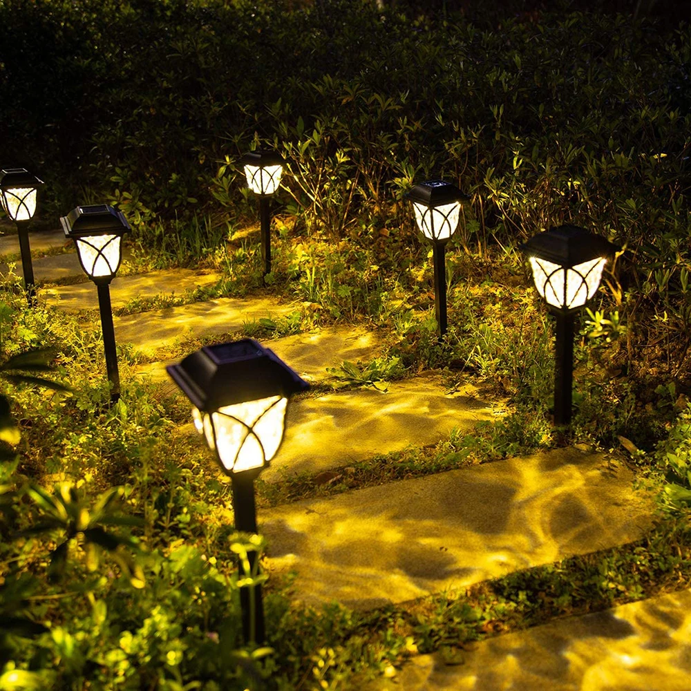 

Garden Lawn Pathway Solar Lights Outdoor IP44 Waterproof LED Sun Light Solar Lamp for Home Yard Driveway Lawn Road