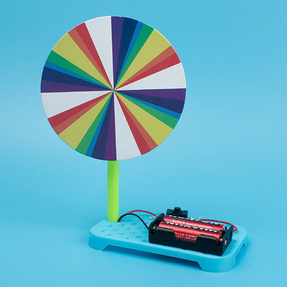 Обучающие школьные проекты развивающие оборудование Newton Seven-color Plate DIY физический