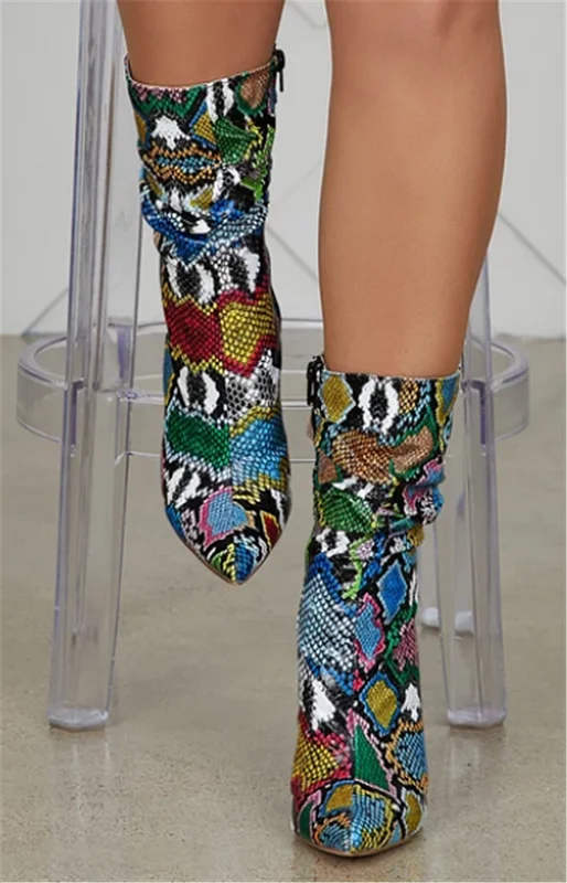 

TXCNMB New Brand Women Boots Fashion High Heels Faux Suede High Heels Mid-calf Boots Winter Female Thigh High Boots Shoes