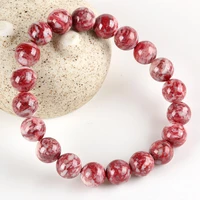zhen d jewelry treasure natural red oriental jasper 7a high quality gemstone beads bracelet rare precious gift for man woman
