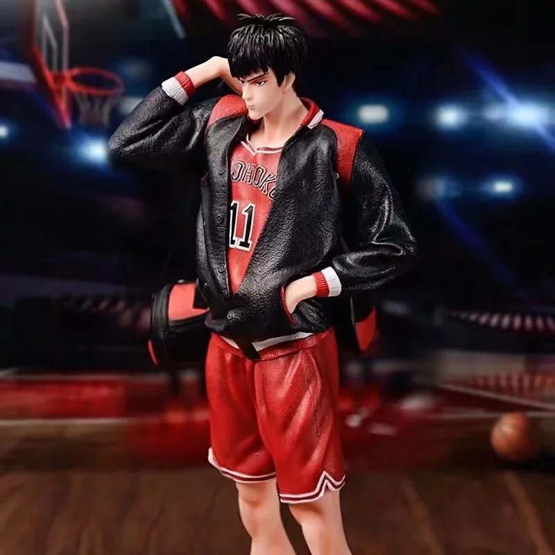 Горячая аниме фигурка 32 см SLAM DUNK Rukawa SD сцены ПВХ модель игрушки подарок|Игровые