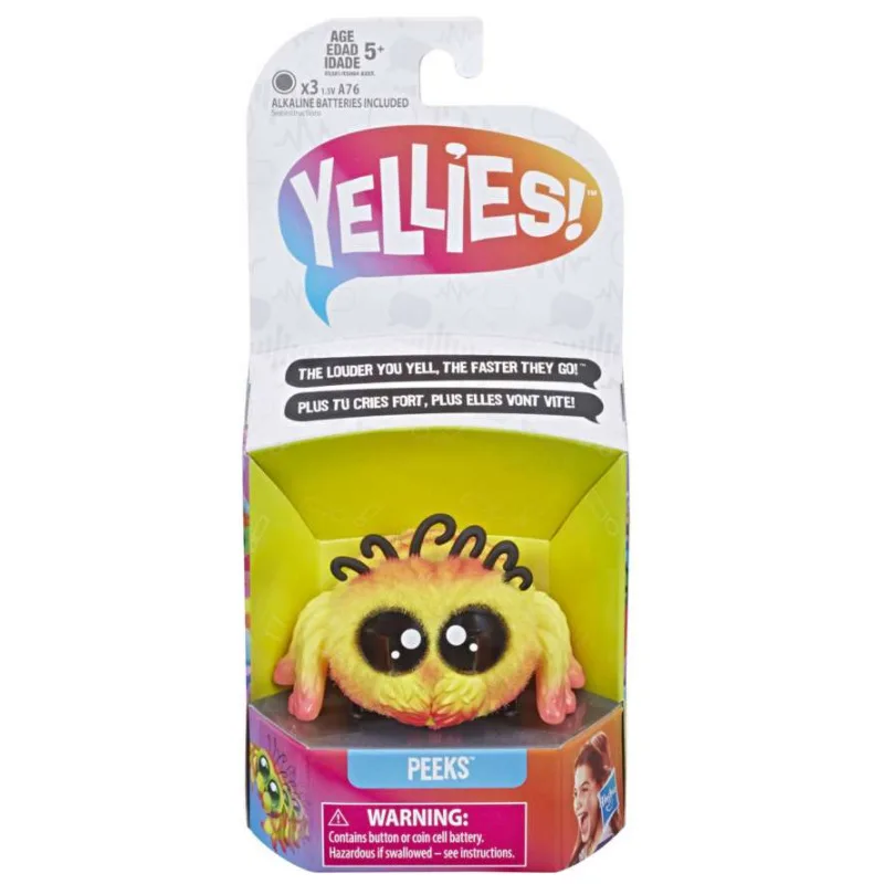 

Hasbro Electric Plush Toys Yellies Voice Control Interactive Dolls Cute Pet Robot Spider Toys for Kids Children Best Gifts