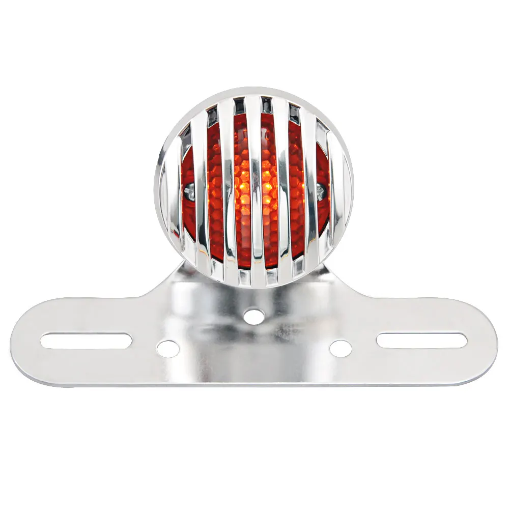 Красные линзы мотоциклетный держатель номерного знака светодиодный задний