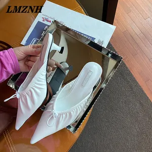 LZMNH Summer Fashion Women Sandals Pointed Toe Stiletto Shallow Slip-On Mules Women Slides Outdoor High Quality Designer Shoes LZMNH Summer Fashion Women Sandals Pointed Toe Stiletto Shallow Slip-On Mules Women Slides Outdoor High Quality Designer Shoes