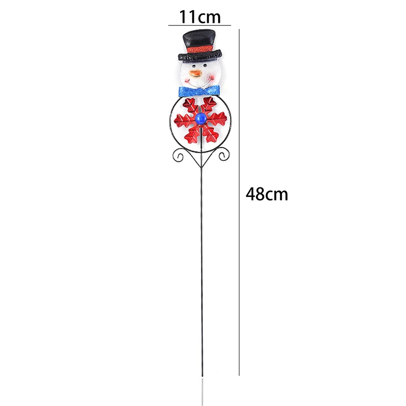 Декоративная подставка для сада металлическая вставка в виде цветка вращающаяся