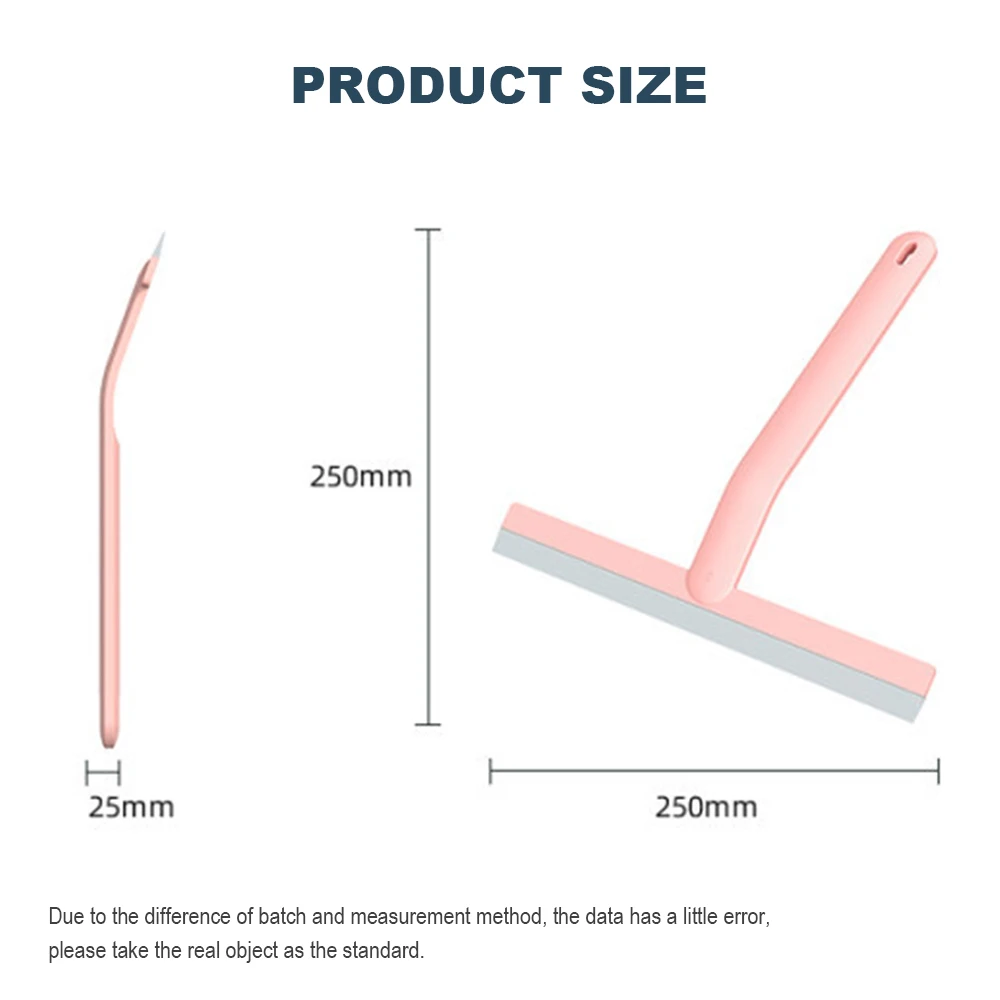 

1pc Window Cleaning Tools Glass Brush Wiper With No-Slip Handle For Kitchen Home Car Bathroom Washing Accessories