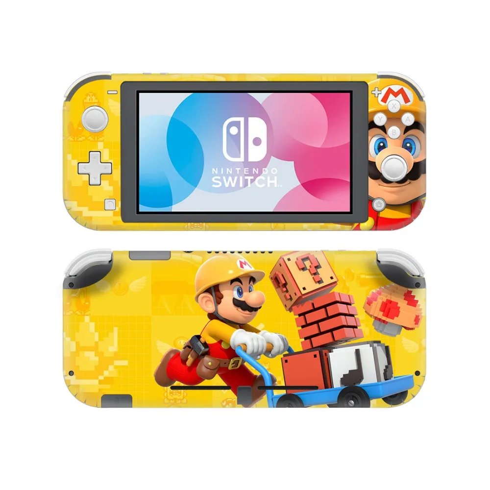 Супер Марио наклейка на кожу для nintendo Switch Lite консоль и контроллер протектор Joy-con NAND переключатель Lite наклейка на кожу