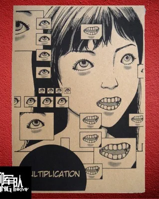 Большая фирма Shintaro Kago GURO Аниме Манга Ретро винтажная Картина на холсте постеры