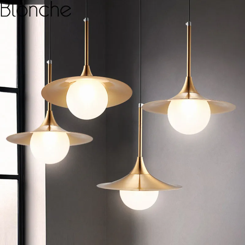 Современная стеклянная подвеска светильники скандинавские креативные