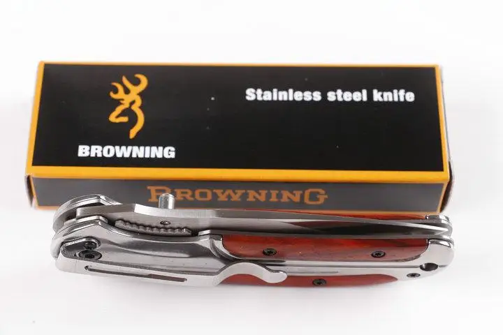 Нож Browning DA43 титановый складной нож 3Cr13 с деревянной ручкой тактический Походный