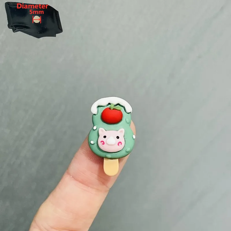 5PCS Resin Children Favorite Food Fridge Magnetic Sticker Carrot Pineapple Strawberry Ice Cream Refrigerator Magnets Souvenir - купить по