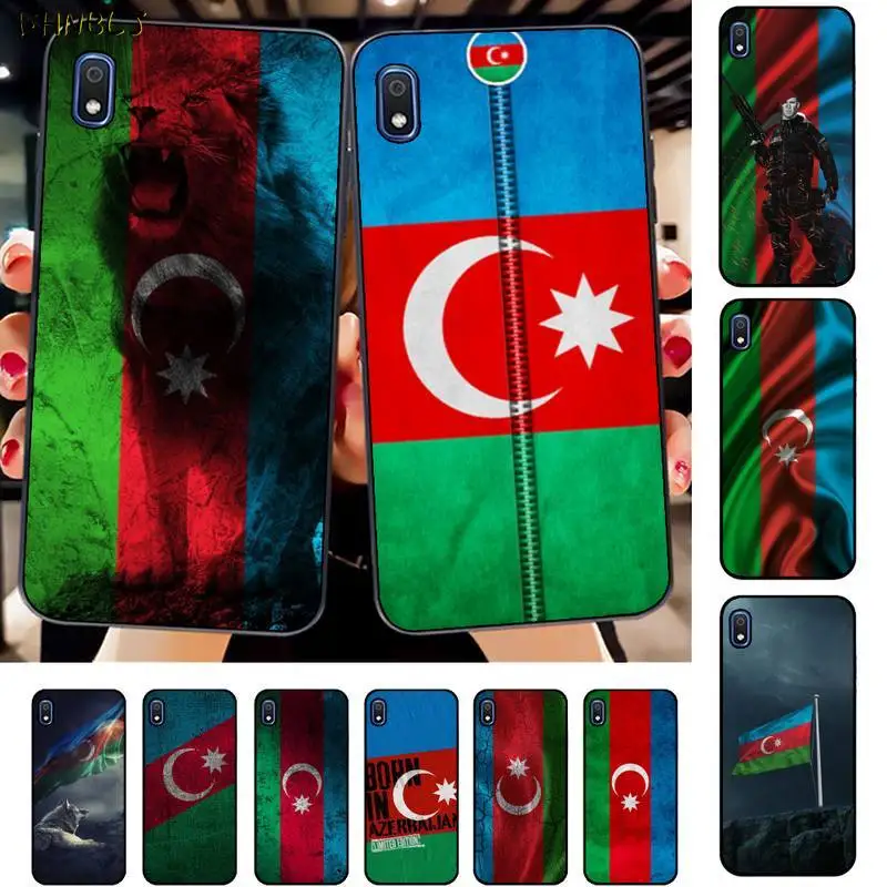 

FHNBLJ Azerbaijan buta flag Soft black Phone Case for Samsung A10 20s 71 51 10 s 20 30 40 50 70 80 91 A30s 11 31 21