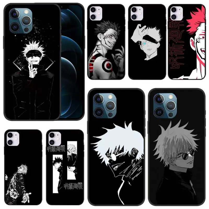 

Jujutsu Kaisen Anime Phone Case for iphone 12 13 Mini SE 2020 5 5S 6 6S Plus 7 8 Plus X XR XS 11 Pro Max Fundas Coque cover