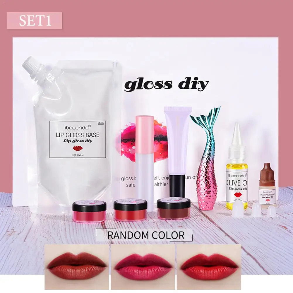 

Блеск для губ «сделай сам», увлажняющий блеск для губ, безопасная Косметика ручной работы, стойкий блеск для губ, набор, идеальный подарок дл...