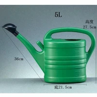 5l large household watering can plastic comfortable grip gardening tools smooth surface glitch free garden essential