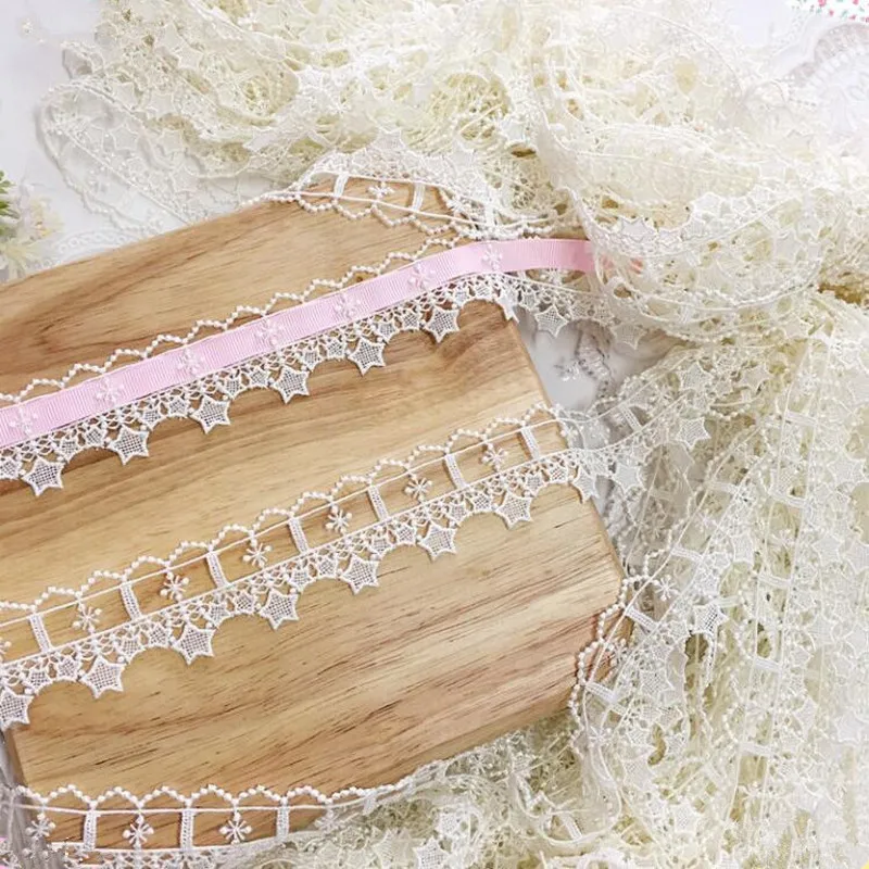 1 ярд полые Звездные занавески для рукоделия/свадьбы/одежды/упаковки подарков