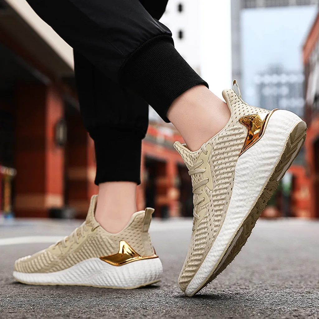 

Men Casual Shoes Autumn 2021 Outdoor Men Mesh Breathable Comfortable Lightweight Sports Shoe Lace-up Sneakers
