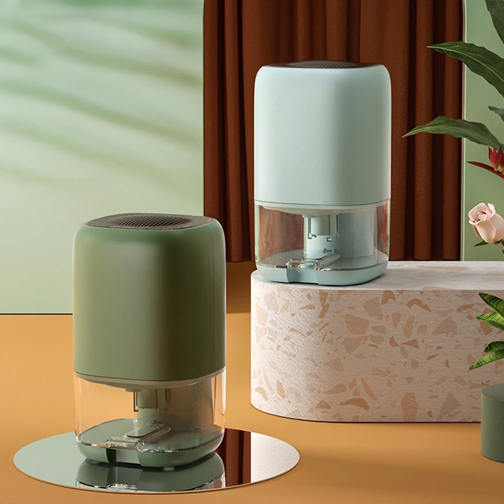 

Mini Dehumidifier Electric Quiet Air Dryer 300ml With LED Light Moisture Absorbent Night Lamp Wardrobe Air Dryer For Bedroom