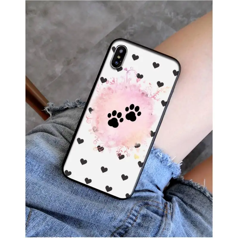Babaite собака след Paw мягкий чехол для мобильного телефона iphone 11 Pro Max X XS MAX 6 6s 7 8 плюс 5
