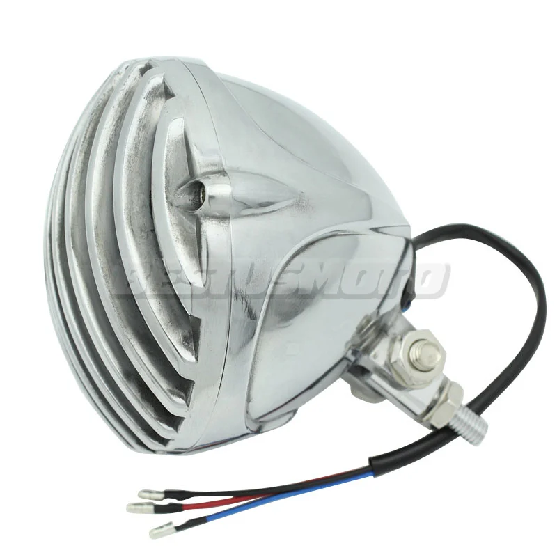 Мотоциклетная универсальная железная металлическая круглая фара Поворотная