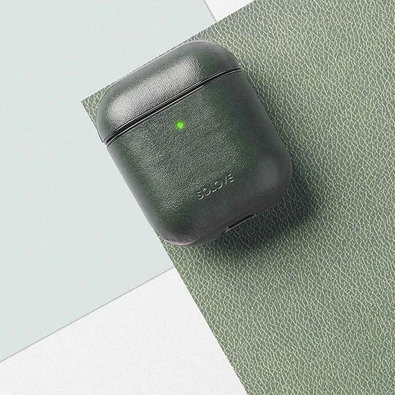 Чехол для наушников Xiaomi Mijia Youpin SOLOVE для Iphone, чехол для наушников из кожи, подходит для 1-го и 2-го поколения