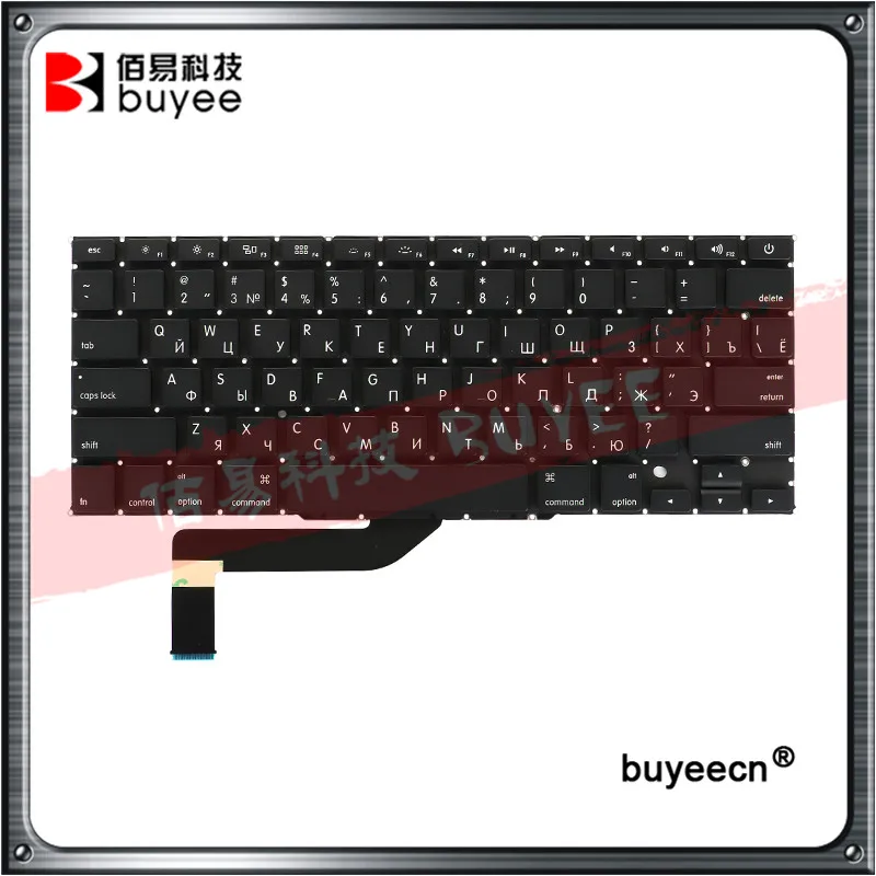 Клавиатура для ноутбука A1398 15 дюймов Русская клавиатура MacBook Retina Pro RU версия
