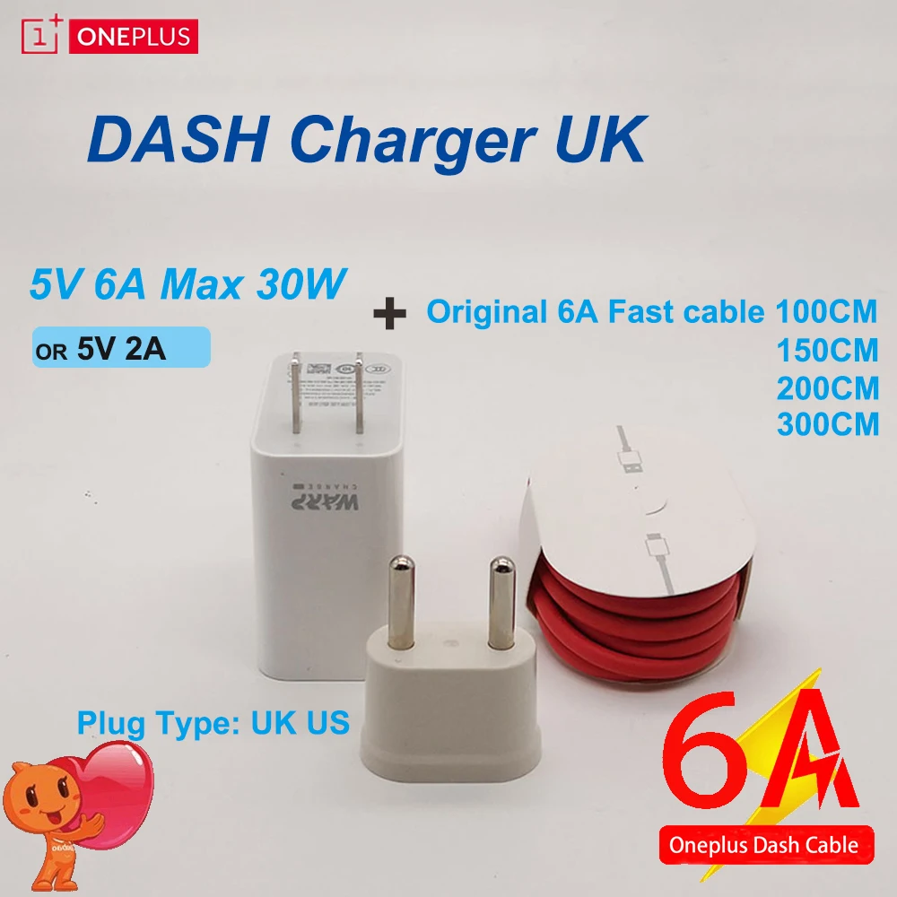 Чехол из ПВХ для OnePlus 7T Pro 7 Warp заряжайте 30 Мощность адаптер Вт ЕС Зарядное