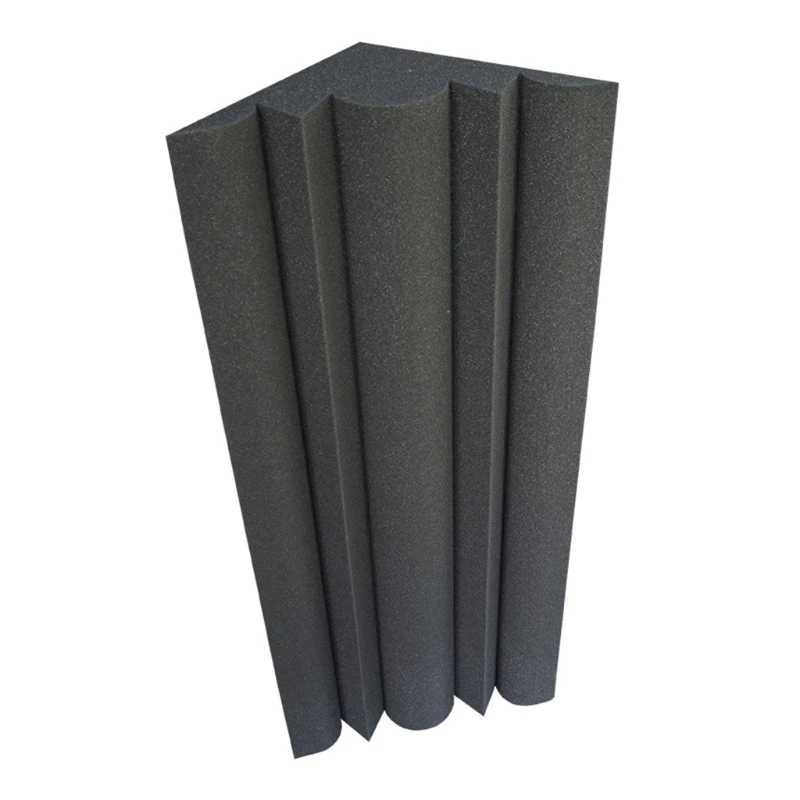 

12pcs Corner Acoustic Soundproof Foam High Density Flame Retardant Bass Trap Sound Absorption Wall Padding