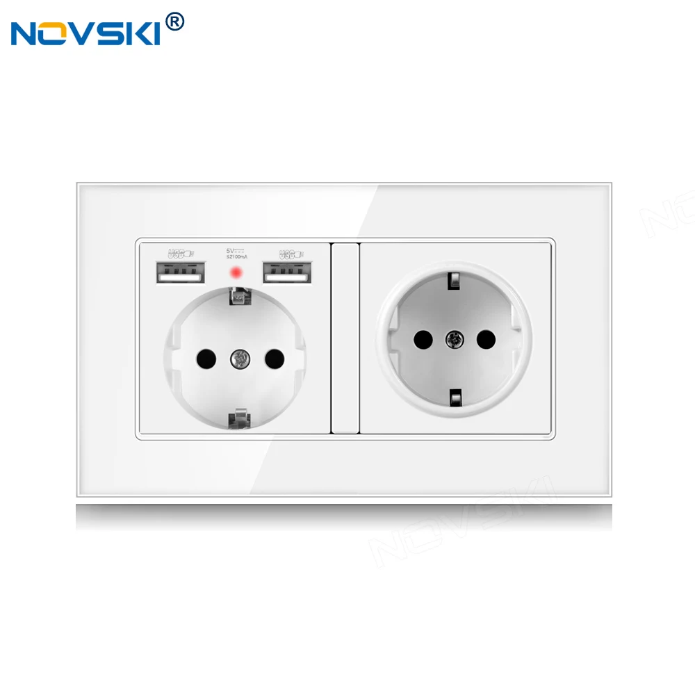 Розетка переключателя сделай сам европейского стандарта 146 с двойной рамкой